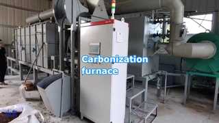 اصنع الفحم بسرعة 500-800 كجم في اليوم