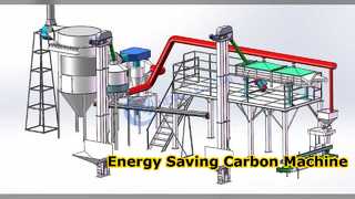 آلة الكربون المنشط الموفرة للطاقة
