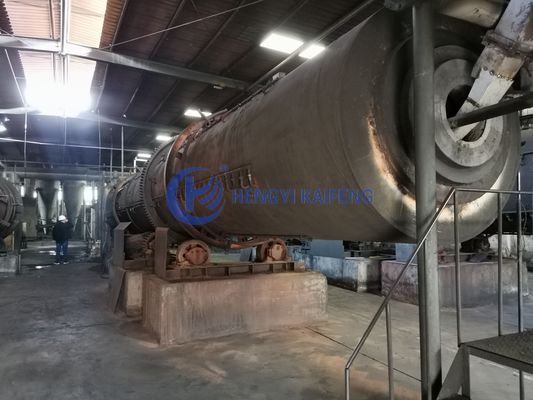 فرن دواري للفحم المنشط الصناعي لإنتاج الكمية الكبيرة من الكربون المنشط